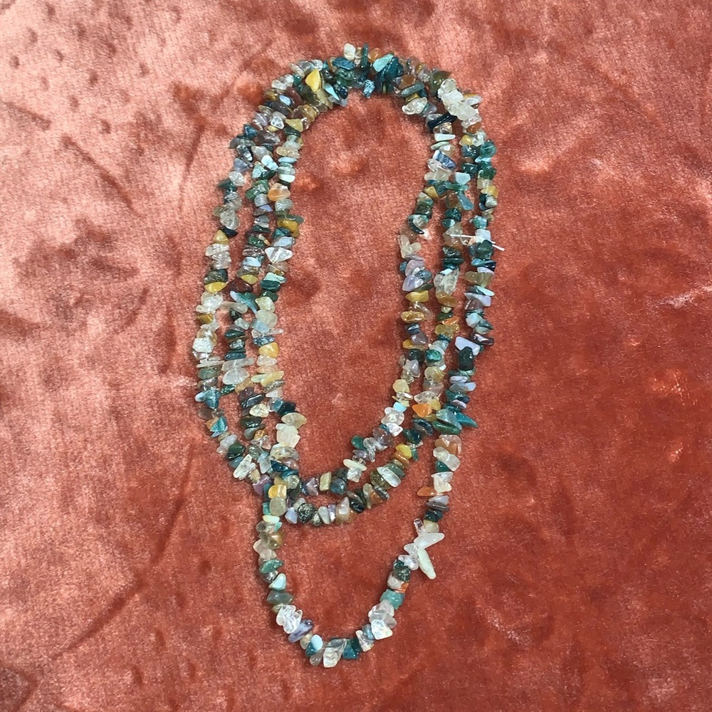 Vintage Multi-Colored Gemstone Necklace